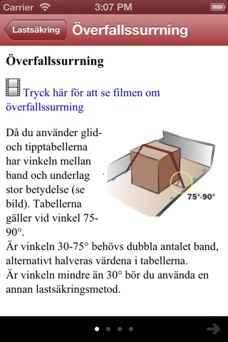 Lastsäkring Sverige screenshot 2