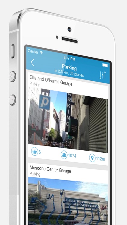 Find Parking & Petrol Stations