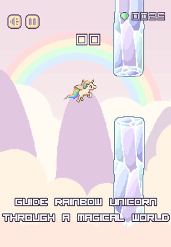 Flappy Super Unicorn screenshot 2
