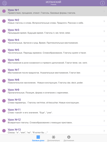 Screenshot #6 pour Полиглот 16 Дмитрия Петрова - Испанский язык. Lite версия.