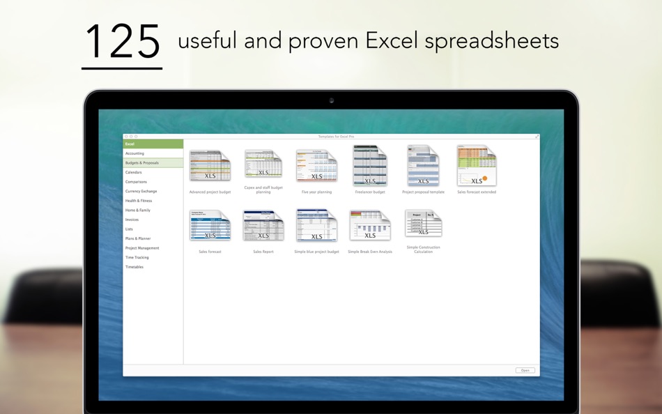 Templates for Excel Pro for Mac OS X - 1.1 - (macOS)