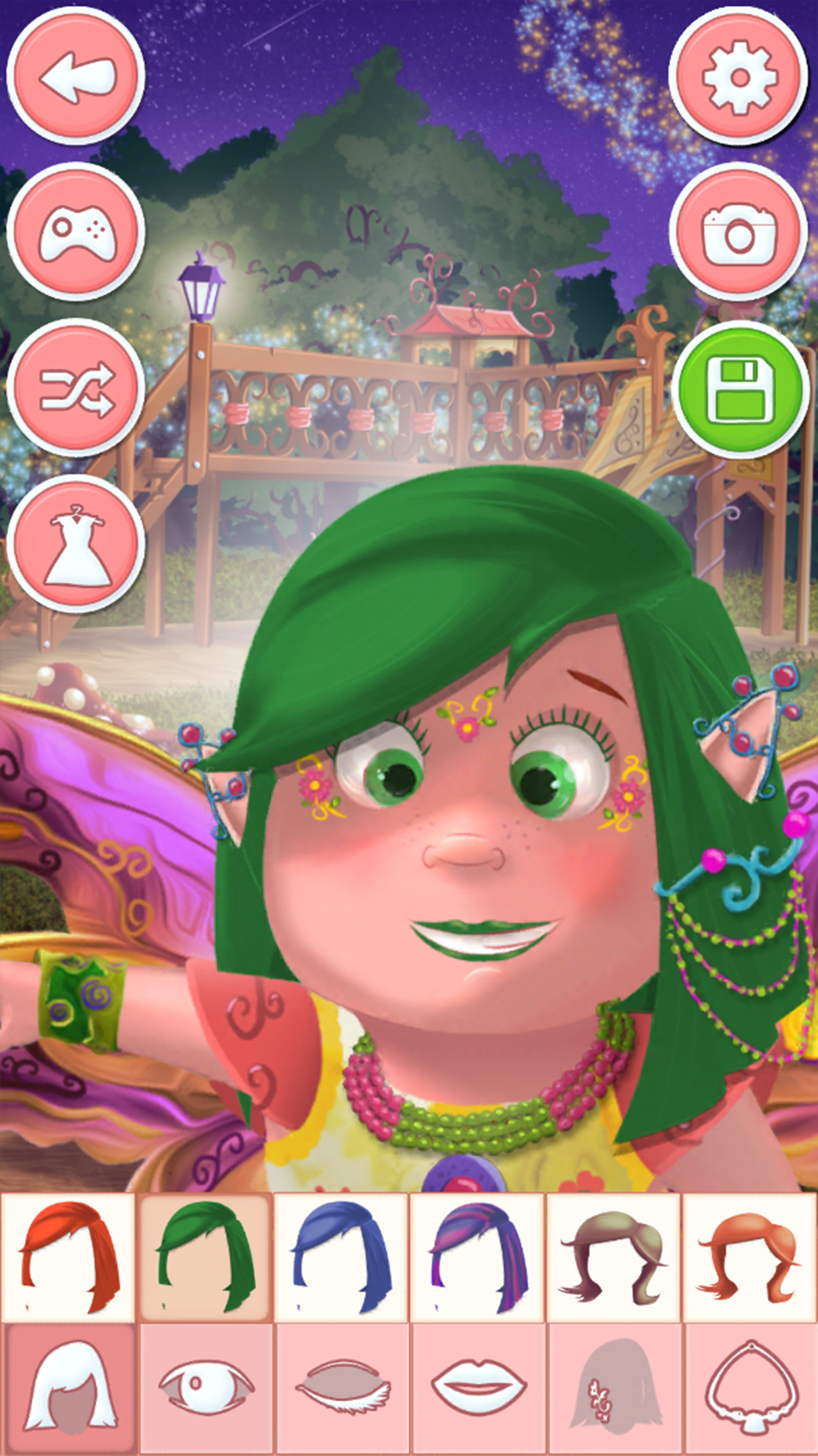 Fairy Salon Dress Up and Make up Games for Girls screenshot 4