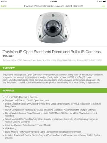 Screenshot #4 pour TruVision IP Camera Selector