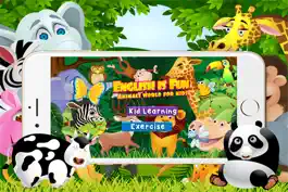 Game screenshot English is Fun Animals World for kids mod apk
