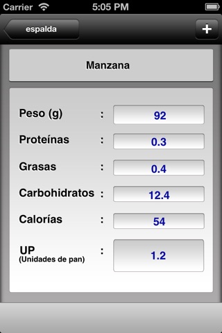 CaloriBU (Spanish) screenshot 3