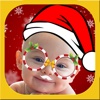 Christmas Photo Booth-Santa Stickers