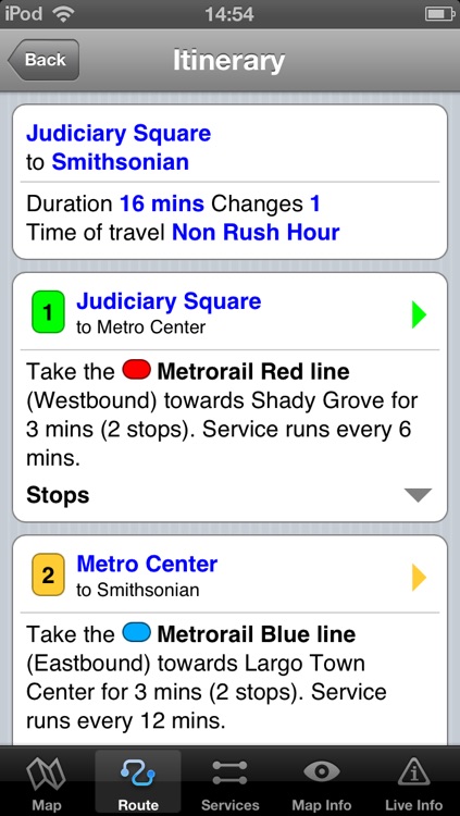 Washington Metro - Map and route planner by Zuti