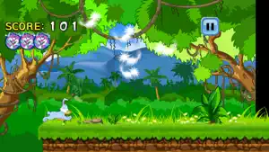 Baby Bunny Run : Ralph's Day Dash from the Wolf screenshot #3 for iPhone