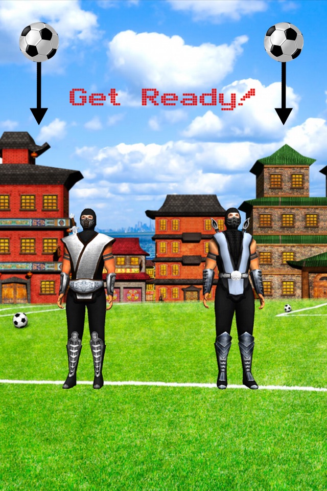 A Ninja Soccer Ball Juggler: Win the FootBall Cup With Big 3D Ninjas Game screenshot 2