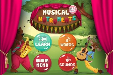 Learn Instruments Free by ABC Baby - Memorize Sounds and Names of Popular Instruments - 4 in 1 Game for Preschool Kids screenshot 2