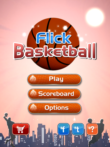 Screenshot #4 pour Flick Basketball Friends: Free Arcade Hoops