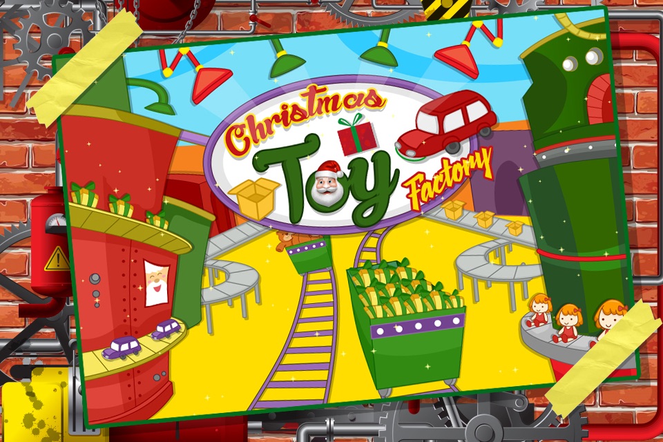 Christmas Toys Factory simulator game - Learn how to make Toys & Christmas gifts in Factory with Santa Claus screenshot 1