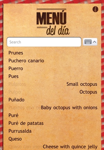 Menú Del Día screenshot 3