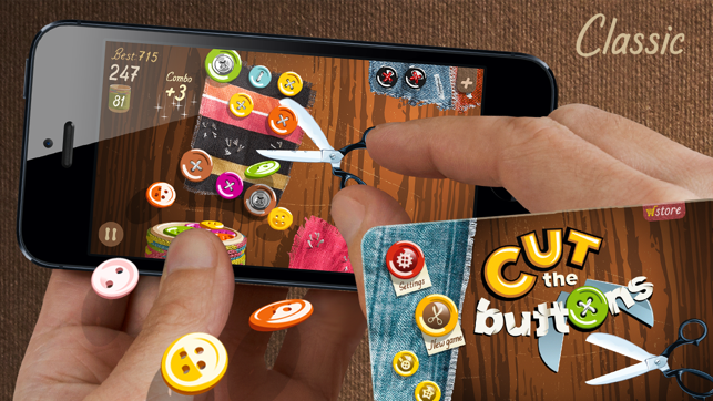 ‎Cut the Buttons Screenshot