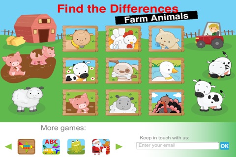 Find the Differences: Farm Animals (Free) screenshot 2