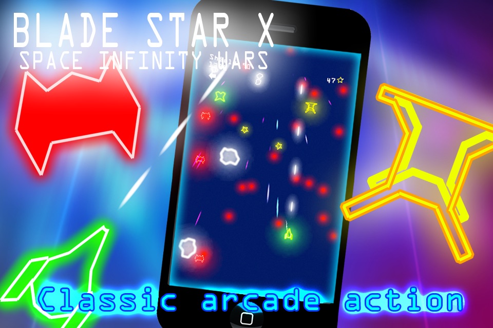 Blade Star X : Space Infinity War - by Cobalt Play 8 Bit Games screenshot 2