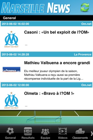 Marseille News screenshot 2