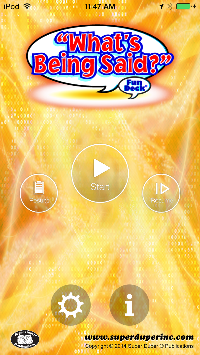 Screenshot #1 pour What's Being Said? Fun Deck