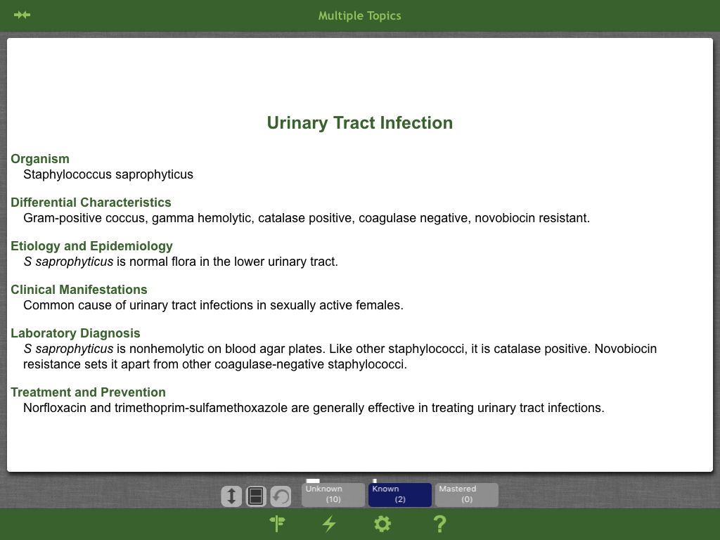 Microbiology and Infectious Diseases LANGE Flash Cards