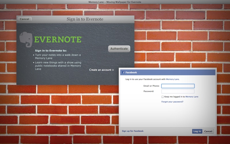 Screenshot #2 pour Memory Lane - Moving Wallpaper for Evernote