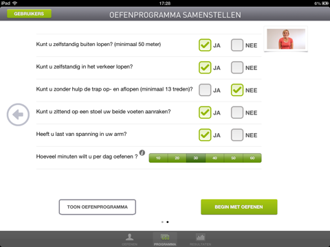 Oefen App Beroerte screenshot 2