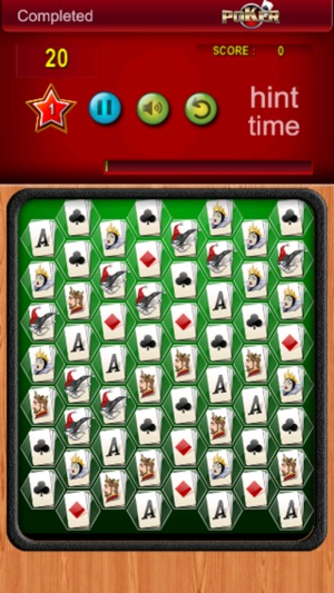 Poker Match - Connect the Poker Icons to