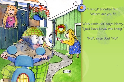Don’t push the buttons, Harry Hamster - kids picture book screenshot 2