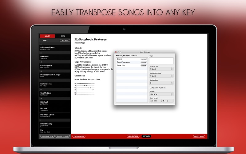 MySongbook Music Binder Screenshot