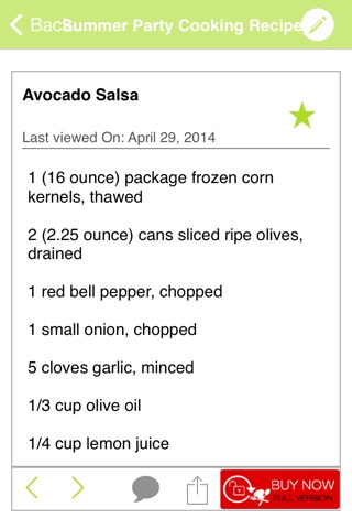 Summer Party Cooking Recipes screenshot 3