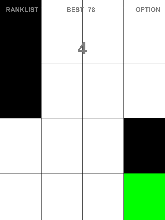 Tap The Black Tile iPad screenshot 2 - Games app
