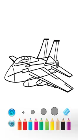 Game screenshot Airplane Coloring Book hack