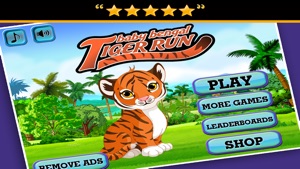 Baby Bengal Tiger Run : A Happy Day in the Life of Fluff the Tiny Tiger screenshot #1 for iPhone