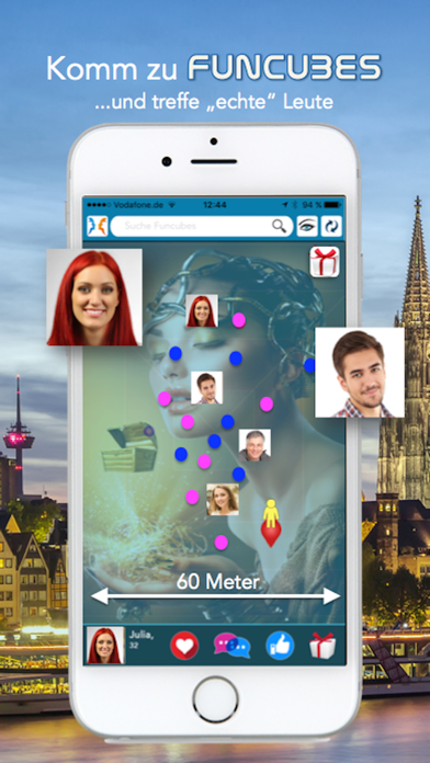 Screenshot #1 pour FUNCUBES - neue Freunde treffen & Geschenke finden