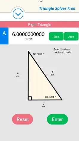 Game screenshot Triangle Solver Free - Geometry Calculator mod apk