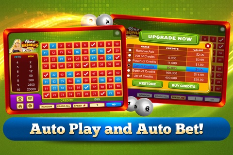 Keno Bonus Casino Lucky Club Lottery Gambling For Fun screenshot 4