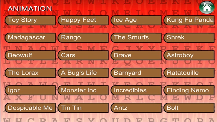 Word Search ShowTime (TV, Movie, Animation) screenshot-4