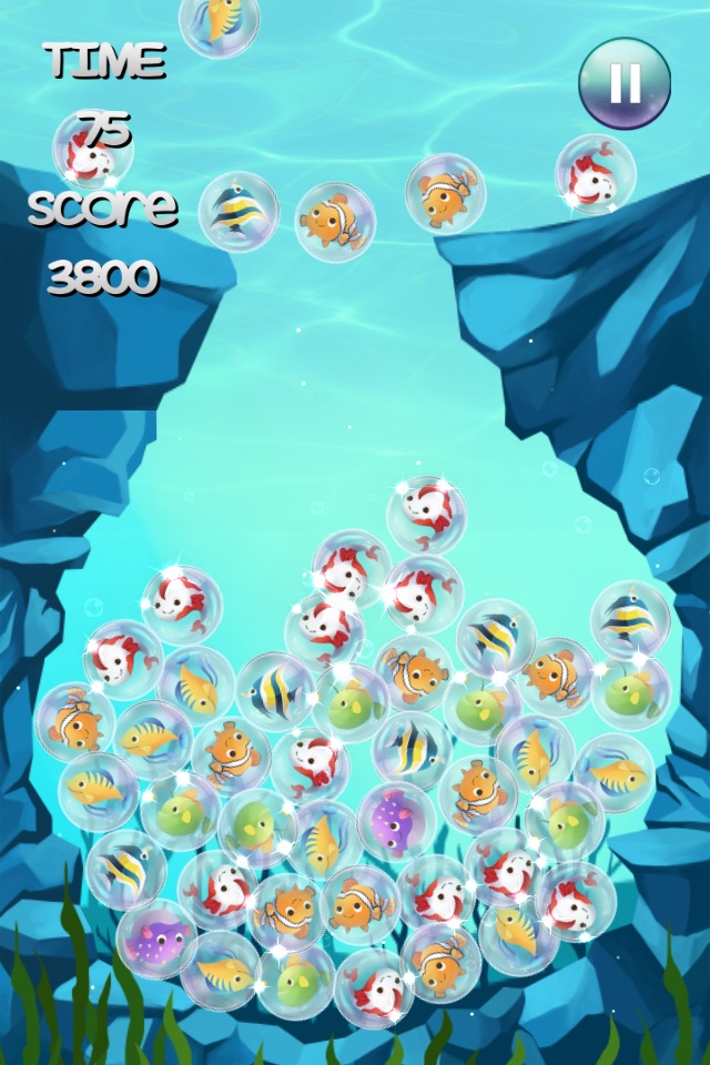 Bubble Fish Mania - Underwater Puzzle Match Blast FREE screenshot 4