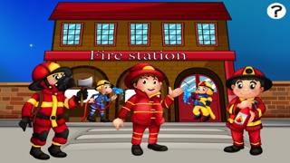 アクティブ！幼稚園、保育園や保育所のためのゲーム、パズルやなぞなぞ：消防署について幼児のためのゲーム。 学ぶ 消防士、消防士、消防車、警察、ホースおよび多くのおすすめ画像1