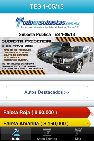 TodoEnSubastas.com.mx screenshot 2