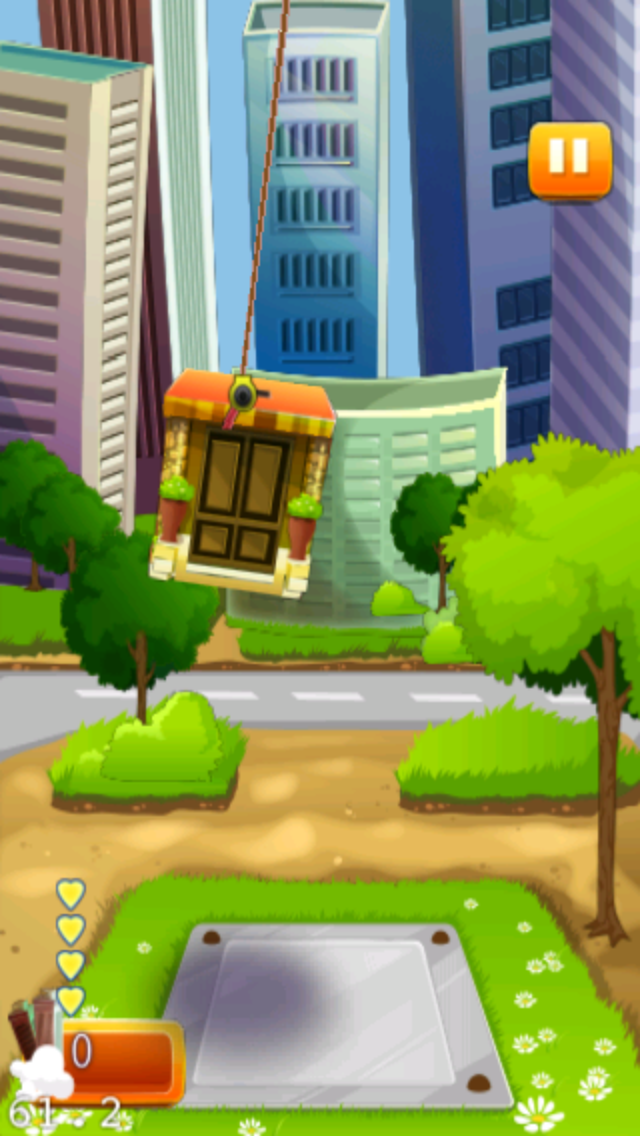 Screenshot #2 pour Tower Craft Free - Le meilleur tour de Fun construire des jeux pour garçons, filles et enfants - un endroit frais Funny Games 3D gratuits - Sky physique du bâtiment de construction, d'empilement App