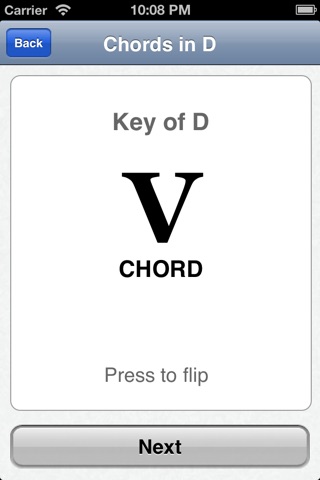 Chord Flashcards: Learn the Diatonic Chords in Each Key screenshot 2