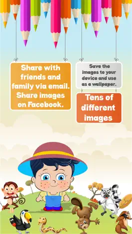 Game screenshot Little Genius Animals Coloring Book apk