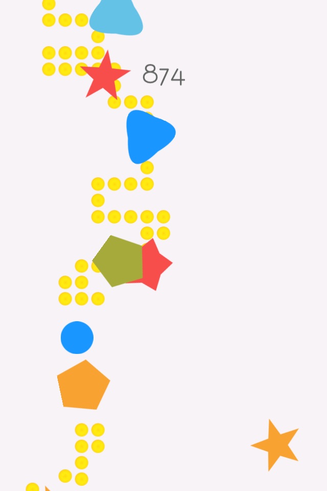 Dodge shape! (Dodge the shape and move up) screenshot 3