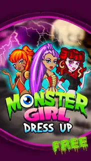 monster girl dress up! by free maker games iphone screenshot 1