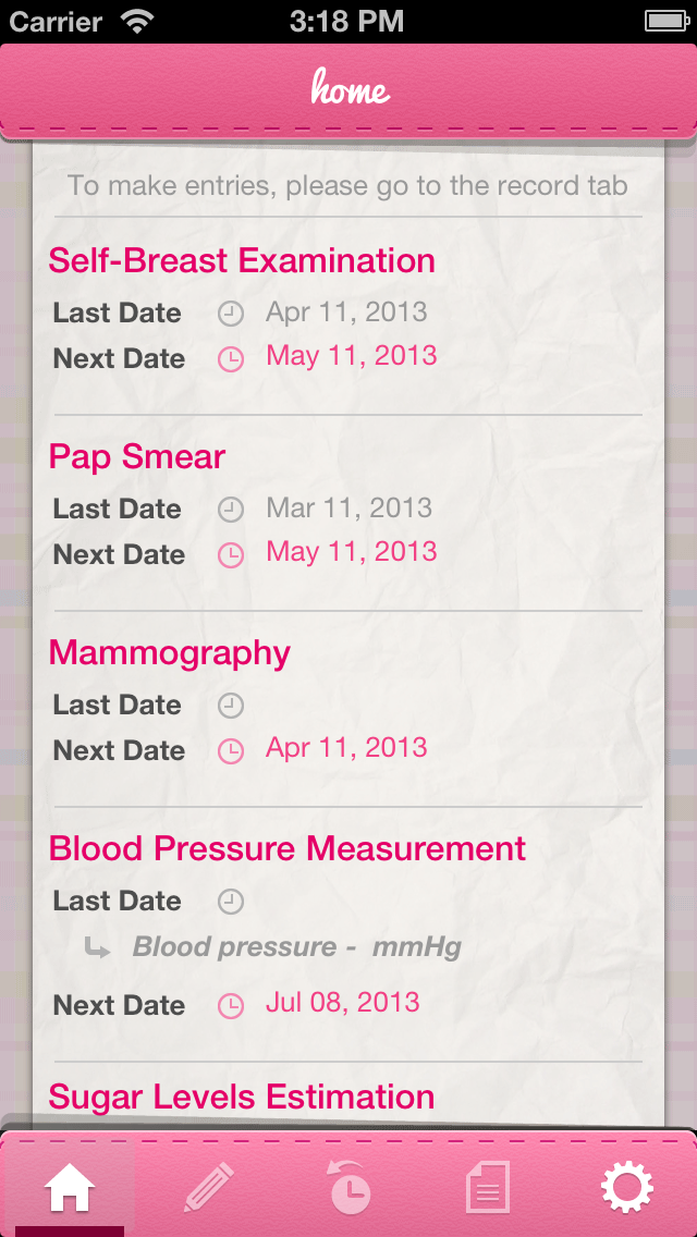 Screenshot #2 pour Women's Health Screening