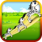 Baby Zebra Zoom - Race the Tiny Zebra in Zoo Forest