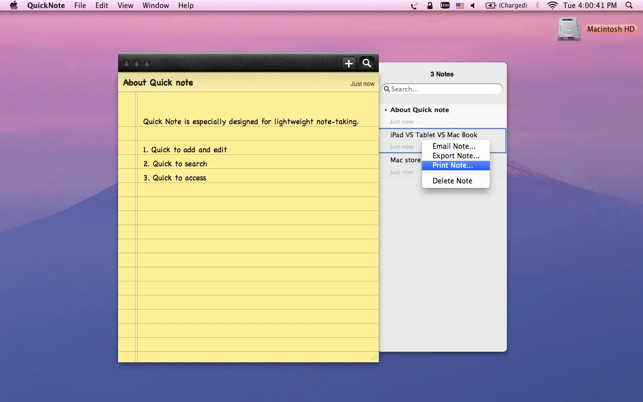 #1. Quick Note (macOS) 作者: Diigo Inc.