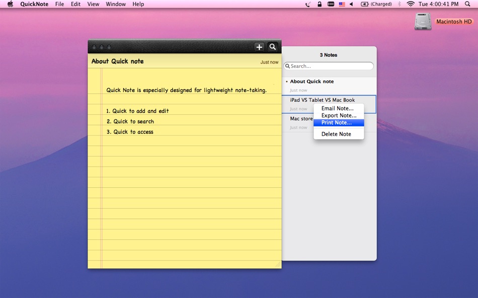 #1. Quick Note (macOS) 来自: Diigo Inc.