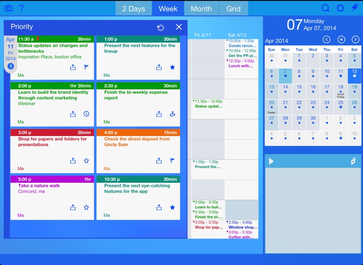 iTrackFast: Calendar, FlowNote, Share & Slideshows screenshot-3