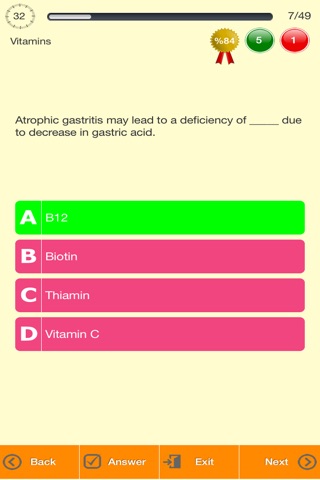 Human Nutrition Quizzes screenshot 3